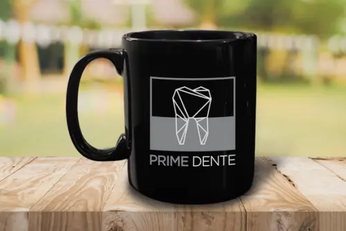 Caneca Preta Personalizada de 300ml - 12 Unidades