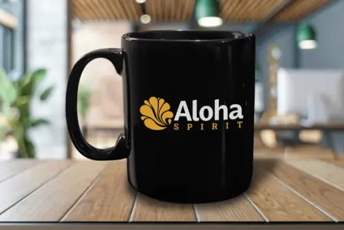 Caneca Preta Personalizada de 300ml - 200 Unidades