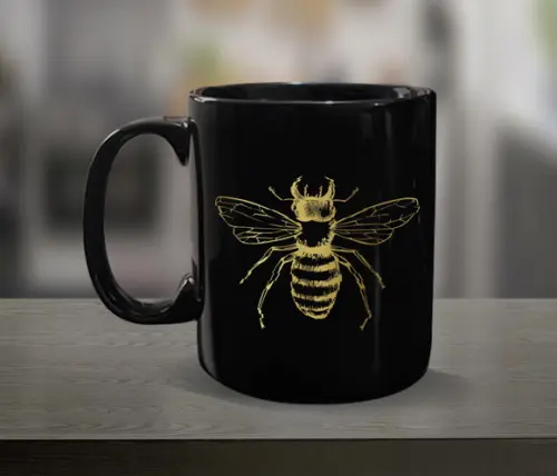 Caneca Preta Personalizada de 300ml - 48 Unidades