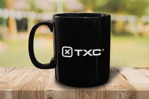 Caneca Preta Personalizada de Porcelana 300ml - 48 Unidades