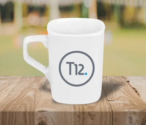 Caneca Quadrada Personalizada 160ml - 48 Unidades