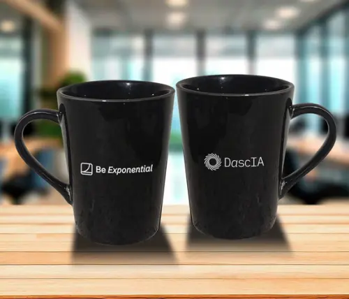 Caneca Tulipa Preta Personalizada de 250ml - 12 Unidades