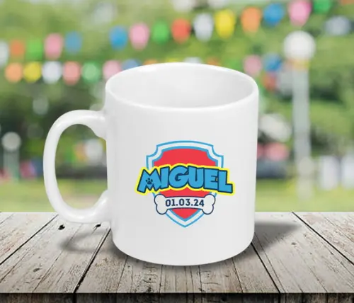Canecas Personalizadas de 250ml de Porcelana - 50 Unidades