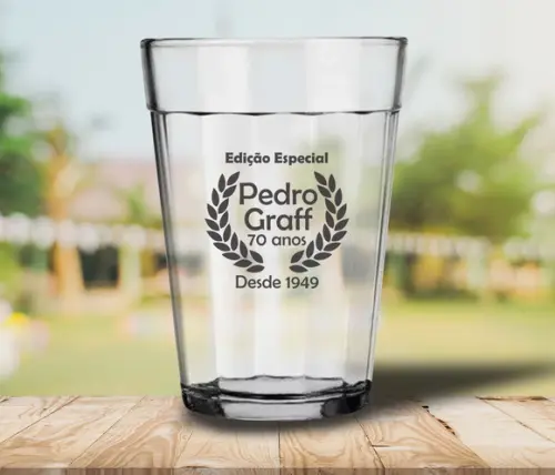 Copo Americano Personalizado 190ml - 100 Unidades