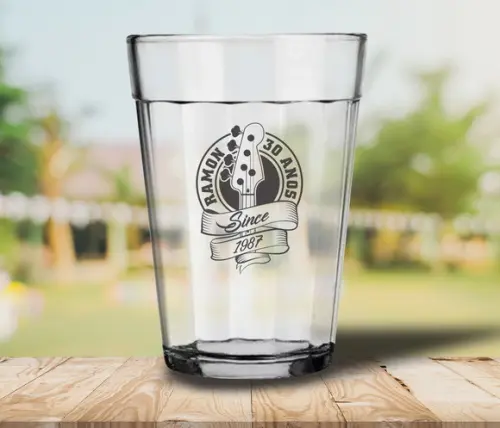 Copo Americano Personalizado 190ml Vidro - 100 Unidades