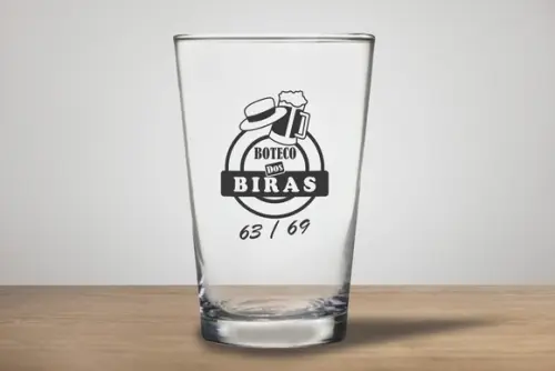 Copo de Chopp Personalizado Caldereta 350ml - 24 Unidades