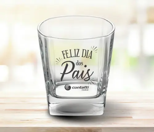 Copo de Whisky Personalizado 270ml - 24 Unidades
