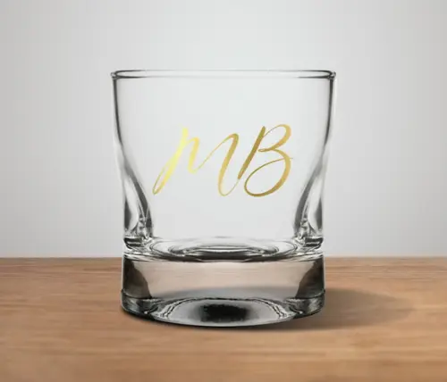 Copo de Whisky Personalizado Amassadinho 250ml - 24 Unidades