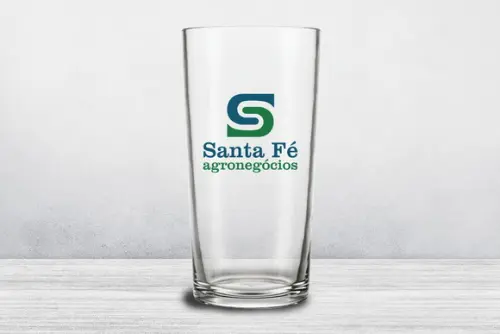 Copo Personalizado para Água Long Drink 390ml - 12 Unidades