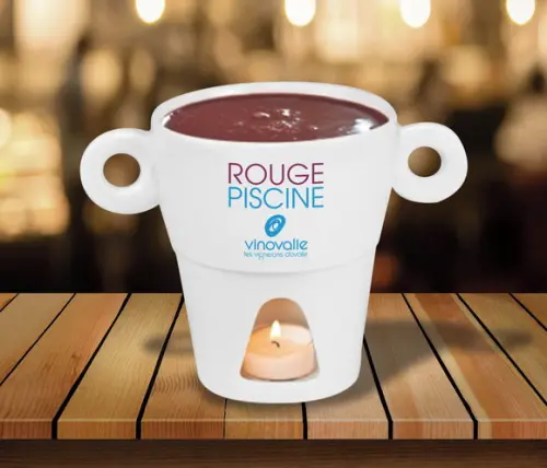 Fondue Personalizado de Porcelana 250ml - 24 Unidades
