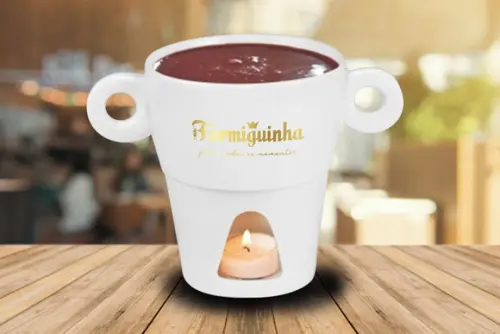 Fondue Personalizado de Porcelana 250ml - 48 Unidades