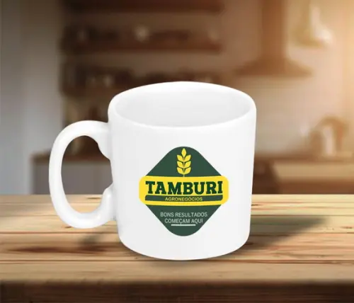 Mini Caneca Personalizada 100ml de Porcelana - 48 Unidades