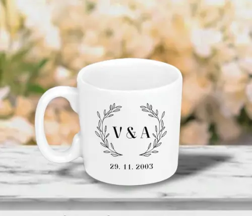 Mini Caneca Personalizada 100ml de Porcelana - 48 Unidades