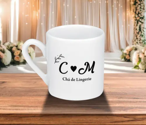Mini Caneca Personalizada de 55ml - 200 Unidades