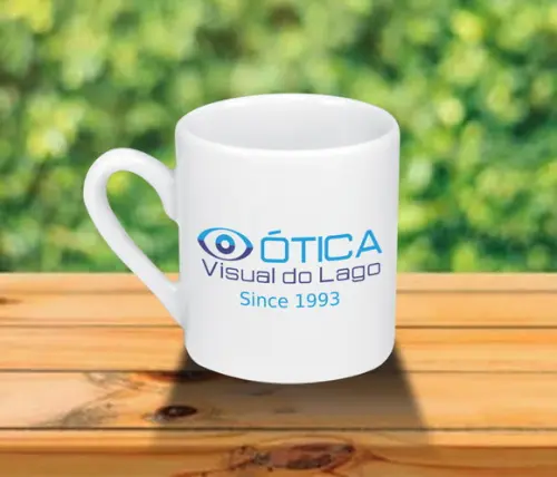 Mini Caneca Personalizada de 55ml - 50 Unidades
