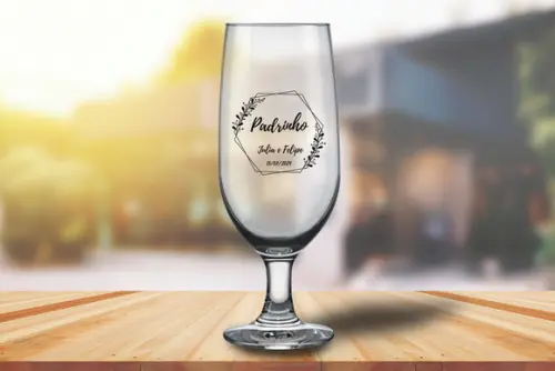Taça de Cerveja Personalizada Floripa 300ml - 24 Unidades
