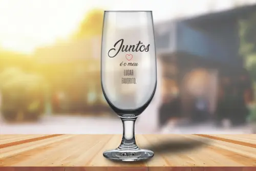 Taça de Cerveja Personalizada Floripa 300ml - 24 Unidades