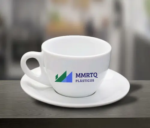 Xícara de Café Cremosa Personalizada 90ml - 12 Unidades