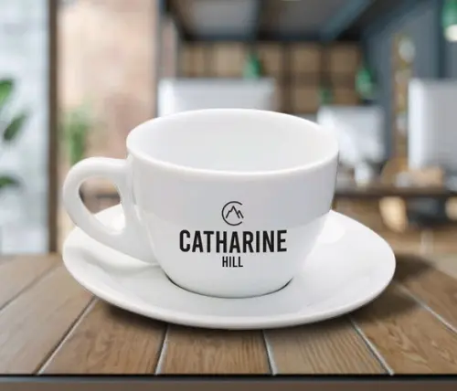 Xícara de Café Cremosa Personalizada 90ml - 12 Unidades