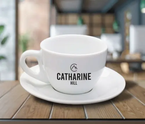 Xícara de Café Cremosa Personalizada 90ml - 36 Unidades