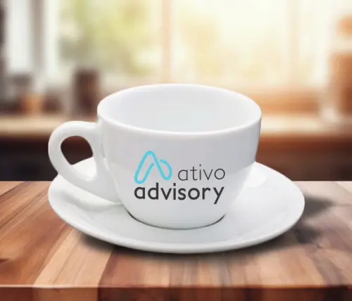 Xícara de Café Cremosa Personalizada 90ml - 36 Unidades
