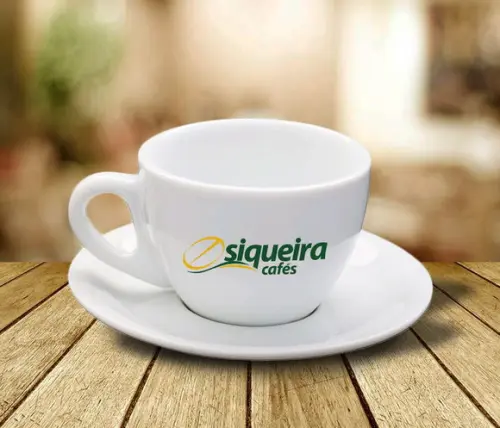 Xícara de Café Cremosa Personalizada 90ml - 48 Unidades