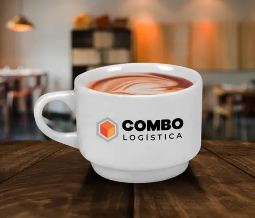 Xícara de Café e Chá Personalizada 170ml - 200 Unidades