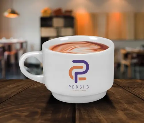 Xícara de Café e Chá Personalizada 170ml - 48 Unidades