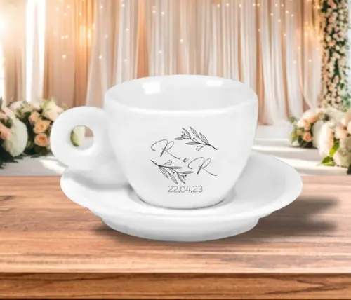 Xícara de Café Personalizada Coquinho de 70ml - 12 Unidades