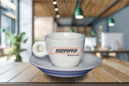 Xícara de Café Personalizada Coquinho de 70ml - 12 Unidades