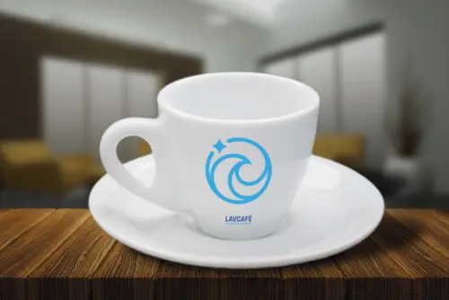 Xícara de Café Personalizada Coquinho de 70ml - 24 Unidades