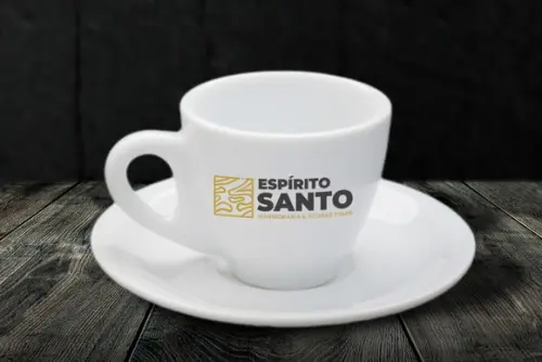 Xícara de Café Personalizada Coquinho de 70ml - 36 Unidades