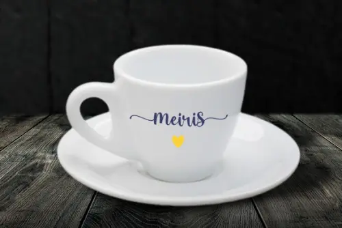 Xícara de Café Personalizada Coquinho de 70ml - 36 Unidades