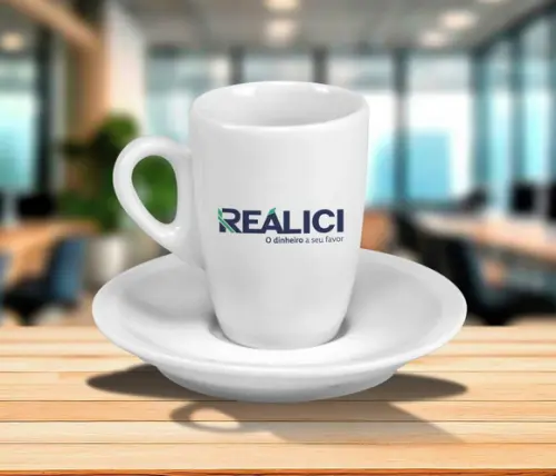 Xícara de Café Personalizada Genova 85ml - 12 Unidades
