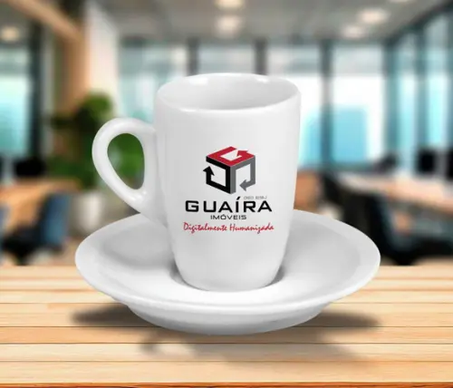 Xícara de Café Personalizada Genova 85ml - 12 Unidades