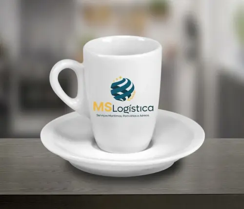 Xícara de Café Personalizada Genova 85ml - 24 Unidades