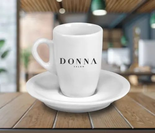 Xícara de Café Personalizada Genova 85ml - 24 Unidades