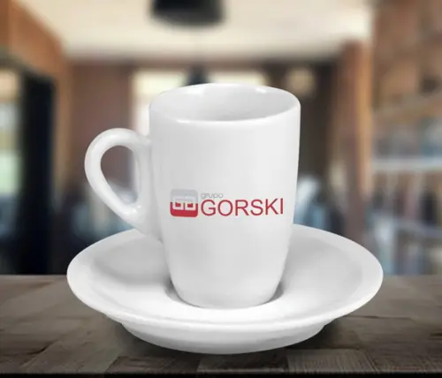 Xícara de Café Personalizada Genova 85ml - 48 Unidades