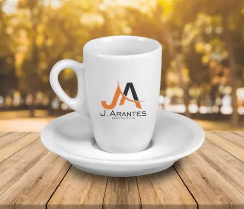 Xícara de Café Personalizada Genova de 85ml - 12 Unidades