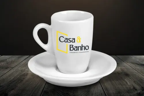 Xícara de Café Personalizada Genova de 85ml - 12 Unidades