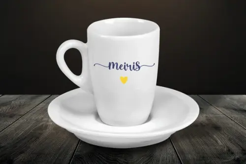 Xícara de Café Personalizada Genova de 85ml - 12 Unidades