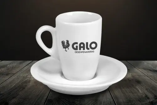 Xícara de Café Personalizada Genova de 85ml - 24 Unidades
