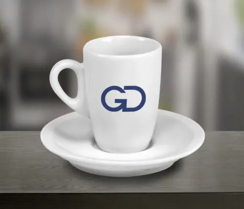 Xícara de Café Personalizada Genova de 85ml - 48 Unidades