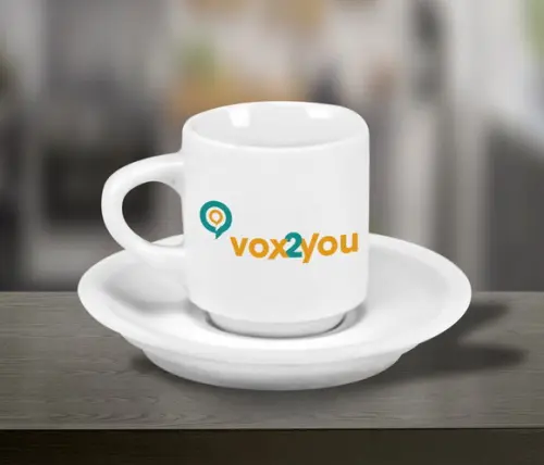 Xícara de Café Personalizada Hotel de 70ml - 48 Unidades