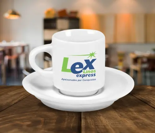 Xícara de Café Personalizada Hotel de 70ml - 48 Unidades