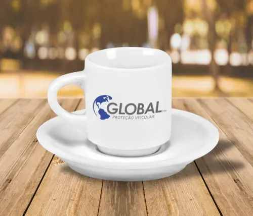 Xícara de Café Personalizada Hotel de 70ml - 48 Unidades