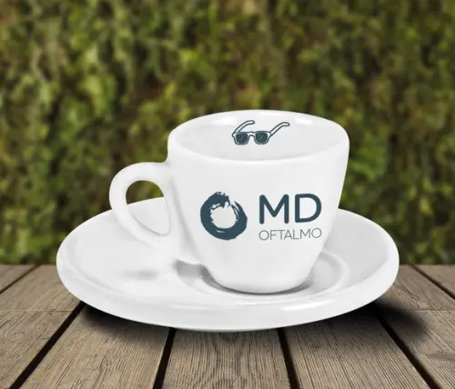 Xícara de Café Personalizada Jundiaí de 70ml - 24 Unidades