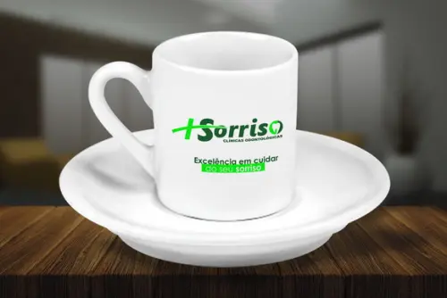 Xícara de Café Personalizada Mini de 55ml - 12 Unidades