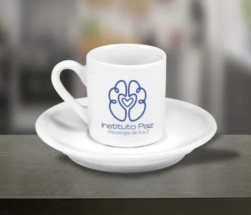 Xícara de Café Personalizada Mini de 55ml - 24 Unidades