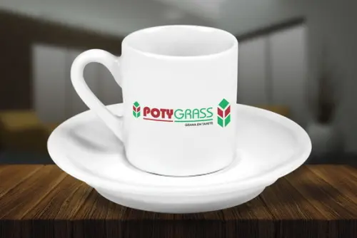 Xícara de Café Personalizada Mini de 55ml - 24 Unidades